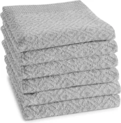DDDDD Keukendoek Akira 50 X 55 Grey Per 6 Stuks