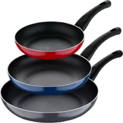 Bergner Koekenpannenset - Jumpy - Veelkleurig- 20-24 En 28cm