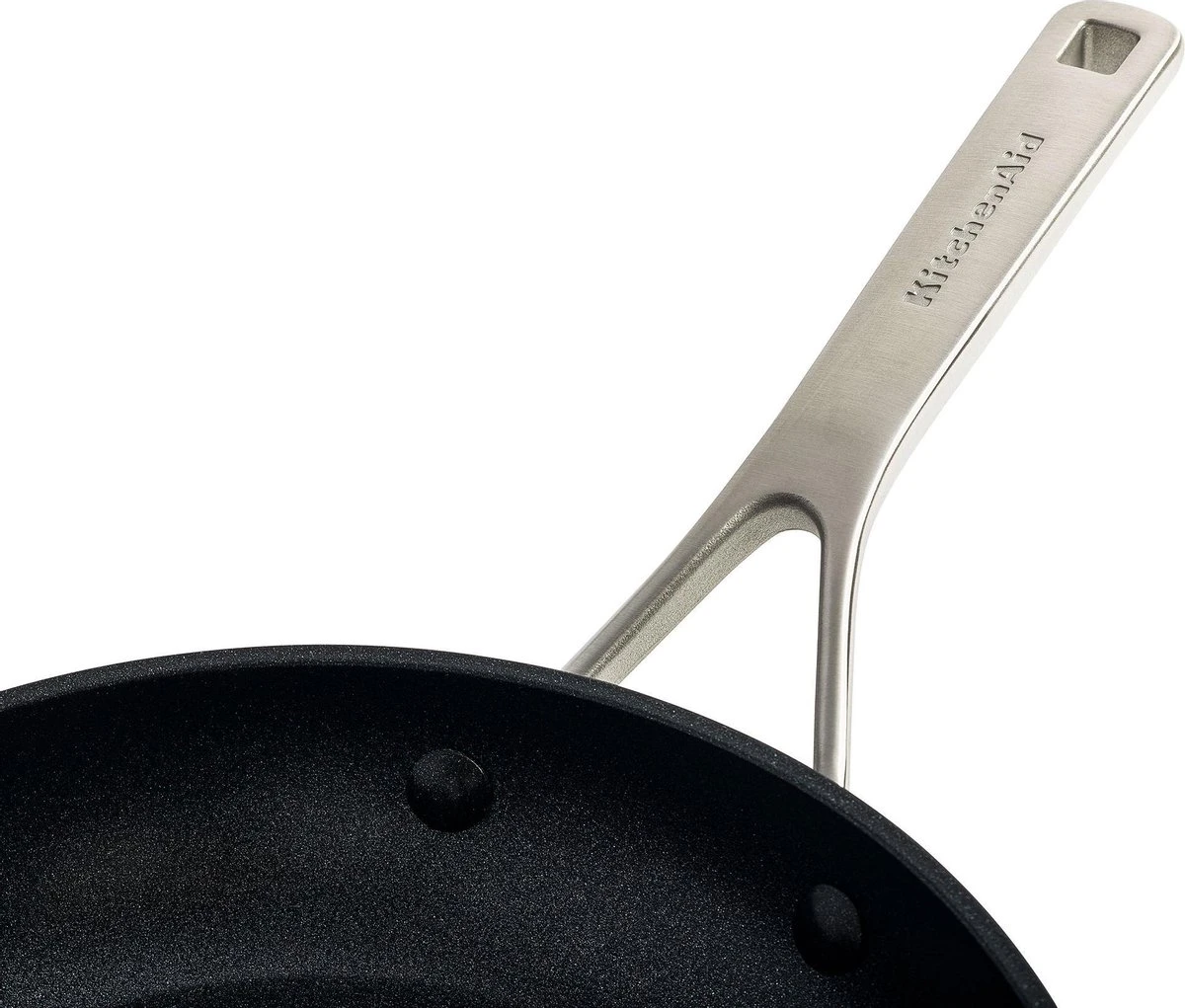 KitchenAid Hard Geanodiseerd Aluminium Koekenpannenset ø20+24+28cm - Zwart - Inductie 5 KitchenAid Hard Geanodiseerd Aluminium Koekenpannenset ø20+24+28cm - Zwart - Inductie - Afbeelding 5