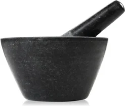 Boska Vijzel Herbs - Graniet - Met Stamper - Zwart - Ø 17,5 Cm