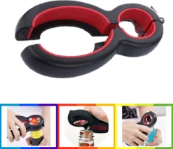 Multifunctionele Opener - 6-in-1 Keuken Hulp - Ouderen Opener - Fles Opener - Bier Opener - Pot Opener - Zak Opener - Veiligheidszegels Verwijderen - Doppen Losdraaien - Allesopener - Zwart/Rood 23 Multifunctionele Opener - 6-in-1 Keuken Hulp - Ouderen Opener - Fles Opener - Bier Opener - Pot Opener - Zak Opener - Veiligheidszegels Verwijderen - Doppen Losdraaien - Allesopener - Zwart/Rood -Thuiskeuken 1200x1033 4
