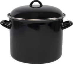 CasaLupo Soeppan Cooking Zwart - ø 24 Cm / 8 Liter