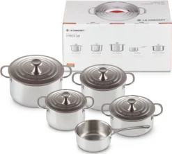 Alternative view of LE CREUSET - RVS Plus - Pannenset 5-delig