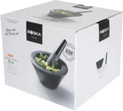 Alternative view of Boska Vijzel Herbs - Graniet - Met Stamper - Zwart - Ø 17,5 Cm
