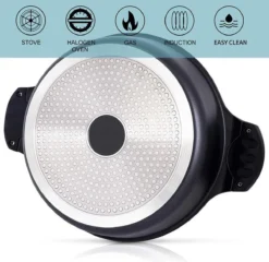 Alternative view of Aluminium Tajine Agadir- Matt Black Geschikt Ook Voor Inductie
