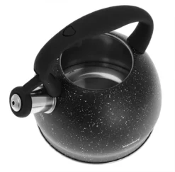 Alternative view of Fluitketel Inductie Gas Waterkoker 2.0 L ‘’Cosenza’’ Mat Zwart RVS