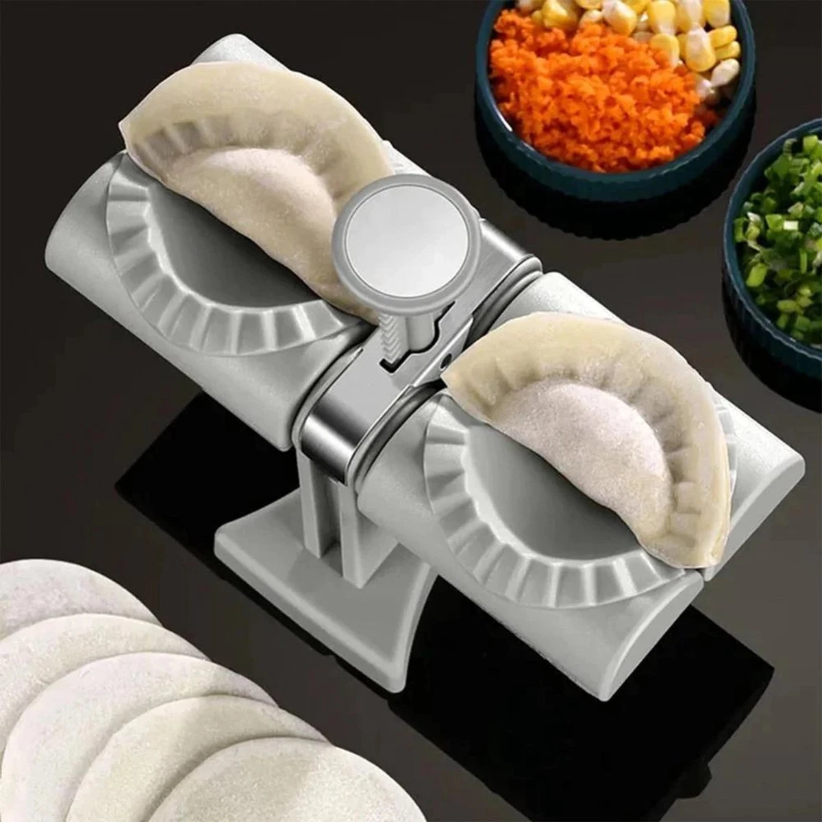 Dumpling Maker-Pastei Maker-set Voor 2 Dumpling 3 Dumpling Maker-Pastei Maker-set Voor 2 Dumpling - Afbeelding 3