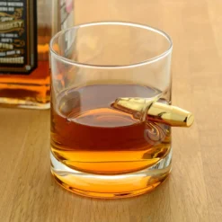 Alternative view of CKB Ltd - Take The Bullet Whiskey Glazen - Whisky Whiskeyglazen Tumbler Glas Drank Whiskeyglas Tumblerglas Whiskeyaccessoires Beker Wiskey Glass Bullets Tumblers Glasses Tumblerglazen Cup Luxe Proefglas Kogels Jack Daniels Goud