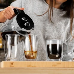 Alternative view of Zwilling Sorrento Dubbelwandig Koffieglas - Met Oor - 355ml - 2 Stuks