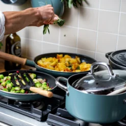 GreenPan Mayflower Hapjespan Met Deksel - Ø 24 Cm - Keramisch - Inductie 22 GreenPan Mayflower Hapjespan Met Deksel - Ø 24 Cm - Keramisch - Inductie -Thuiskeuken 1200x1200 36