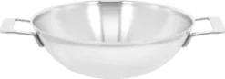Alternative view of Demeyere Industry 5 RVS Wokpan – Wokpan Inductie – 30 Cm –2 Handvaten – PTFE-vrij