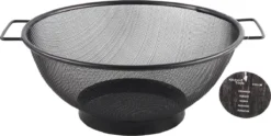 Vergiet - RVS - Zwart - 26cm - Gaas
