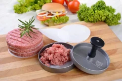 ProudProducts Hamburgerpers Met 100 Wax Papiertjes – Hamburgermaker – Hamburger Pers - BBQ Accesoires - RVS 18 ProudProducts Hamburgerpers Met 100 Wax Papiertjes – Hamburgermaker – Hamburger Pers - BBQ Accesoires - RVS -Thuiskeuken 1200x800 134