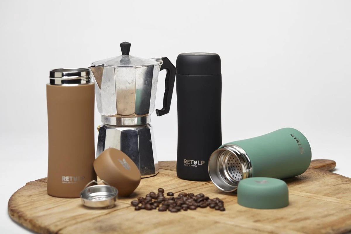 Retulp - Tumbler Thermosbeker - Teal Green - 300 Ml - Thermosfles - Groen 4 Retulp - Tumbler Thermosbeker - Teal Green - 300 Ml - Thermosfles - Groen - Afbeelding 4
