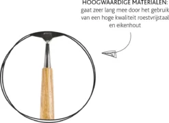 Alternative view of Boska Kaasschaaf Oslo - Kaaschaaf Harde Kaas - Kaasschaaf Voor Oude Kaas - Kaasschaaf Houten Handvat - RVS - Keukengerei - Keuken Accessoires - 10 Jaar Garantie