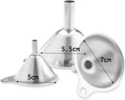 Alternative view of Afecto® Trechters | Set Van 3 Stuks Trechters | 3 X Trechter| RVS|