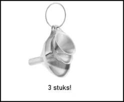 Afecto® Trechters | Set Van 3 Stuks Trechters | 3 X Trechter| RVS|