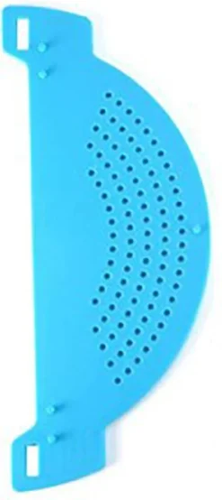 Alternative view of Merkloos Afgiethulp – Afgietdeksel Met Handvaten – Makkelijk Afgieten - Afgietdeksel - Blauw