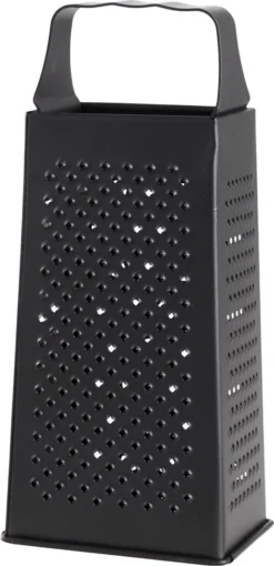 DAY Rasp - Blokrasp - RVS - 4 Zijden - Kaasrasp - Handrasp - Zwart