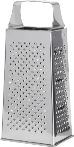 DAY Rasp - Blokrasp - RVS - 4 Zijden - Kaasrasp - Handrasp - Zilver