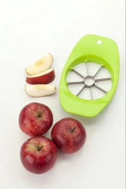 Alternative view of Doodadeals® Appelsnijder - RVS - Appelboor - Fruitmes - 8 Partjes - Groen Of Geel