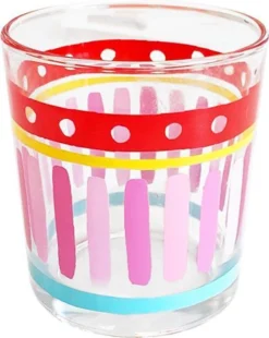 BLOND AMSTERDAM EB: GLASS UNI PINK STRIPE